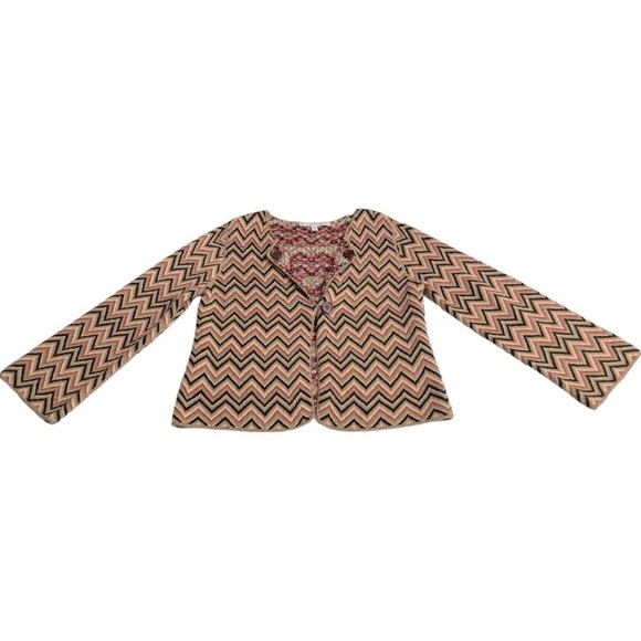 David Brooks Cardigan Sweater. Chevron One Button Hippie Earthy
Cottagecore M - Picture 6 of 12
